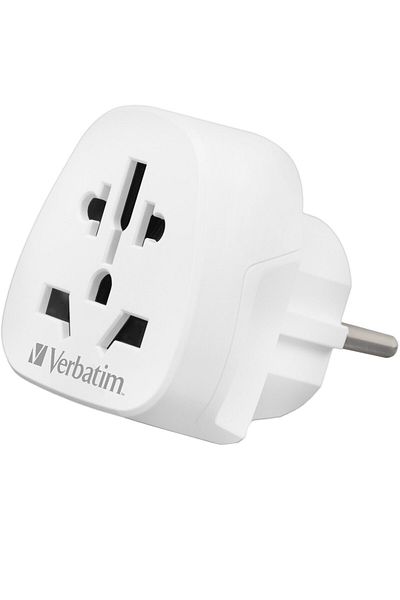 Verbatim Adaptor calatorie Verbatim 49549 World to Europe WTEU-02 Alb