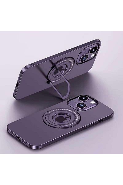 Generic Luxury iPhone 14 Pro Back Cover with MagSafe Charging & Invisible Kickstand