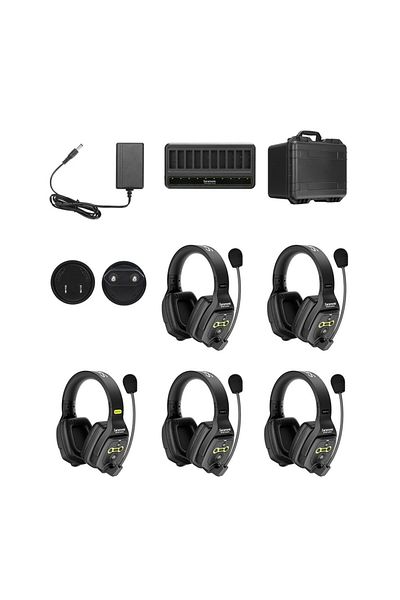 Saramonic Sistem intercom wireless 1 master + 4 Remote casca dubla, Saramonic Witalk WT5D