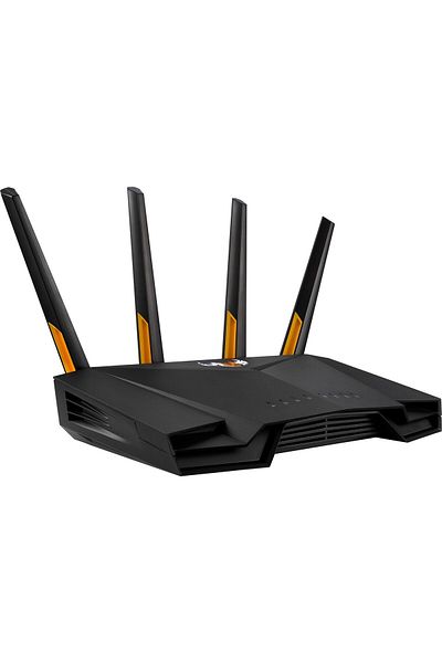 ASUS Router Asus TUF Gaming AX3000, WiFi 6, Negru/galben