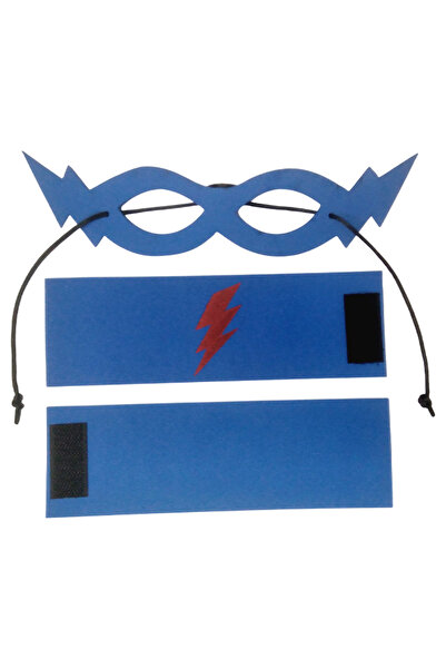 Probest DESIGN مجموعة قناع وأشرطة إيفا سوبر هيروين مع البرق، أعياد الميلاد، ا...