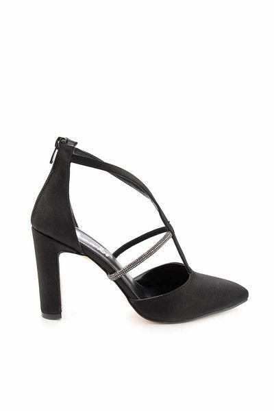 Bambi Pantofi cu toc clasici de damă negri K01926052138