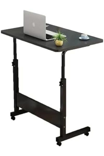 Generic Baytbox Laptop Table 80x40 CM, Height Adjustable Computer Table up to 90CM with Tiltable Surface –