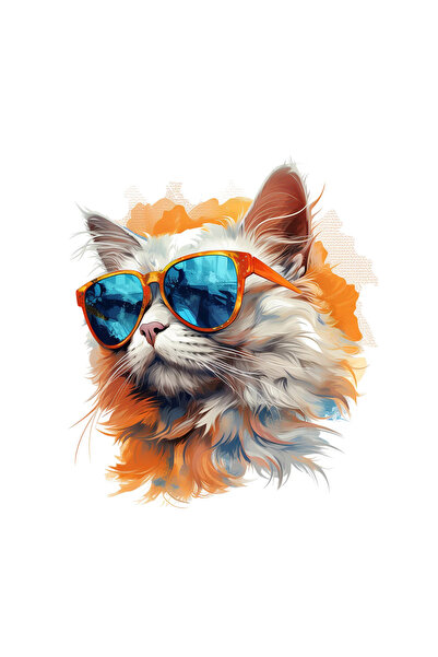 INOVATIX Σετ 8 τεμαχίων, αυτοκόλλητο γάτας Underworld, INOVATIX®. 6 εκ.