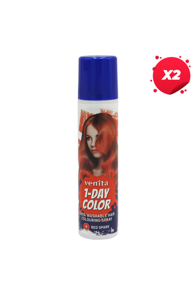 Venita Home ΣΕΤ 2 ΧΡΩΜΑΤΙΣΤΙΚΑ ΣΠΡΕΪ VENITA 1DAY 50ML RED SPARK