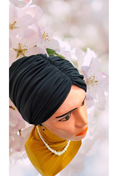 Balbaytesettur Siyah tüllü dolgusuz bone