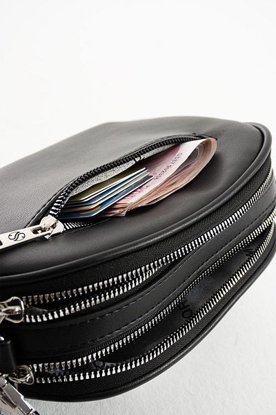 H&D COLLECTİON Geantă de umăr și crossbody din piele moale, foarte utilă, cu 3 compartimente, dimensiune mică 1423