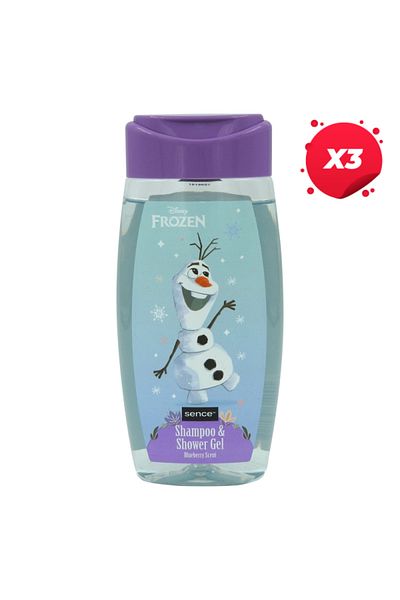 SENCE X3 - SENCE DISNEY SHAMPOO & SHOWER GEL 210ML BLUEBERRY SCENT OLAF