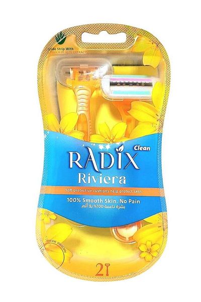 Radix Riviera Razors for 100% Smooth Skin without Pain - 2 Pieces