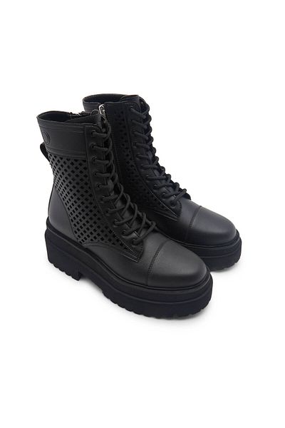 Liu Jo PURPLE 34 ankle boots with leather inserts