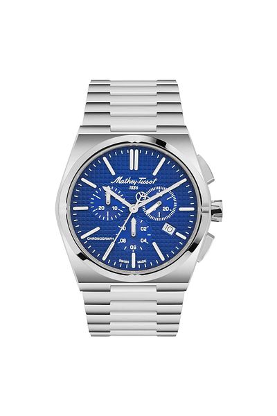 Mathey-Tissot Chronograph Blue Dial Men's Watch-H117CHABU
