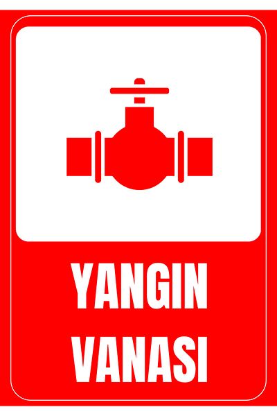 Girl Power 35 X 50 Fire Valve Foil Printing Sticker Warning Sign