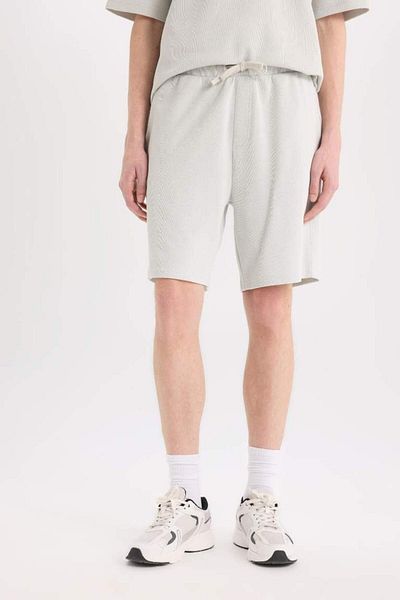DeFacto New Season 100% Cotton Regular Fit Straight Leg Shorts