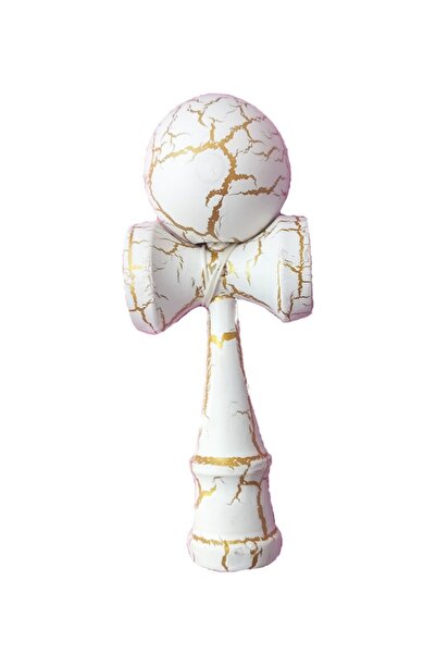 BV Kendama profesională alb/auriu, 7KD