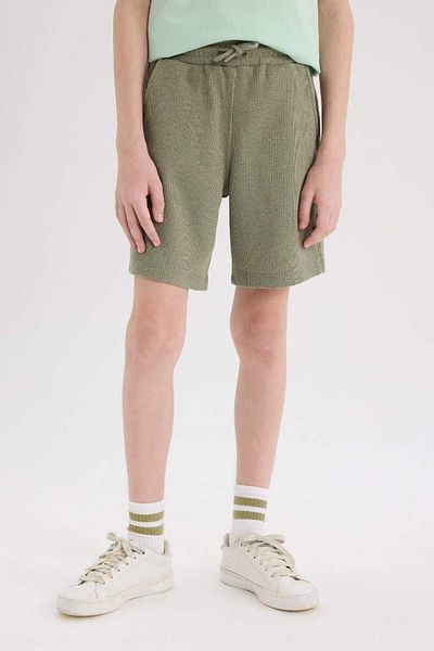 DeFacto New Season Boy's Waffle Shorts