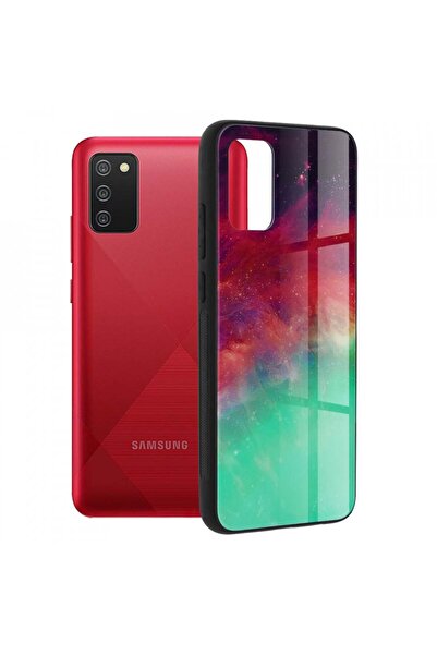 Techsuit Carcasă pentru Samsung Galaxy A02s - Seria Techsuit Glaze - Fiery Ocean