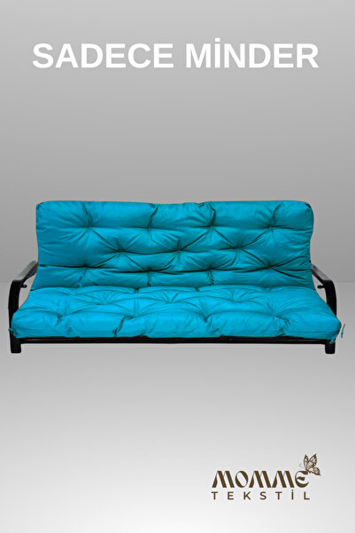 MoMMe Bank Minderi Bahçe Minderi Salıncak Minderi 50x150 Cm TURKUAZ