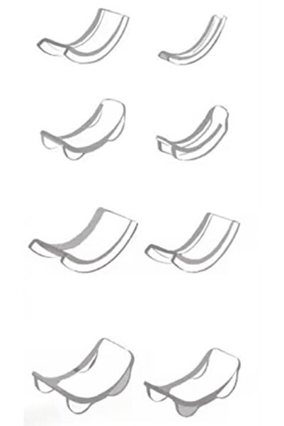 Sprise Regulator invizibil pentru dimensiunea inelului, set 8 bucati