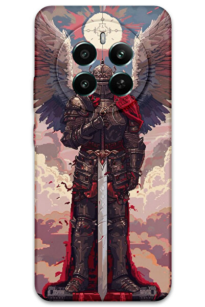 Gramaphone Realme 12 Pro Plus Uyumlu Retro Desenli Telefon Kılıfı + Ekran Kor...