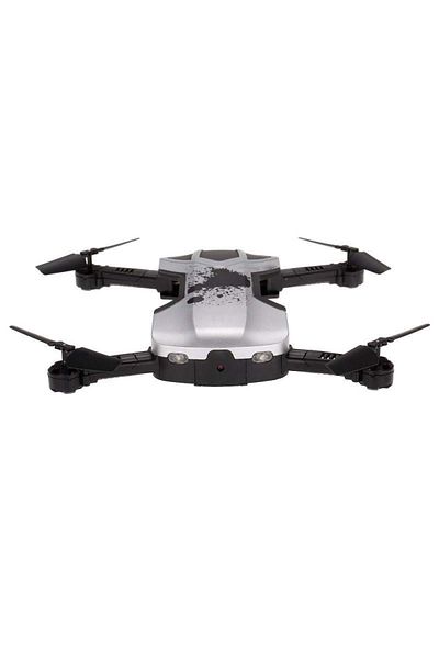 SIKS ® mini drone, 2.4GHz, ultra HD camera, LED light, gray/black, 100m control distance
