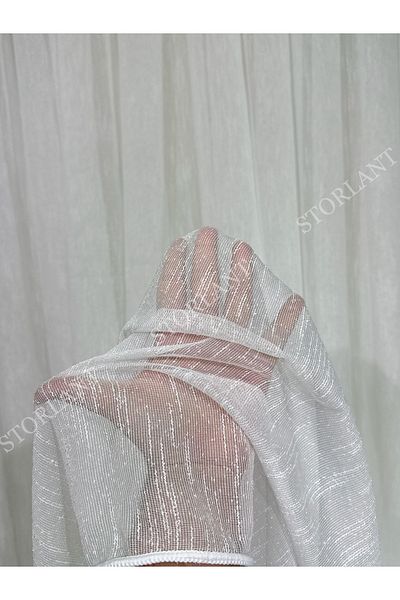 Storlant Slub Bamboo Plain Tulle Curtain 1/3 Πιο πτυχωτό, Δεν απαιτείται σιδέρωμα |   Το μοντέλο που προτιμάται πιο πολύ