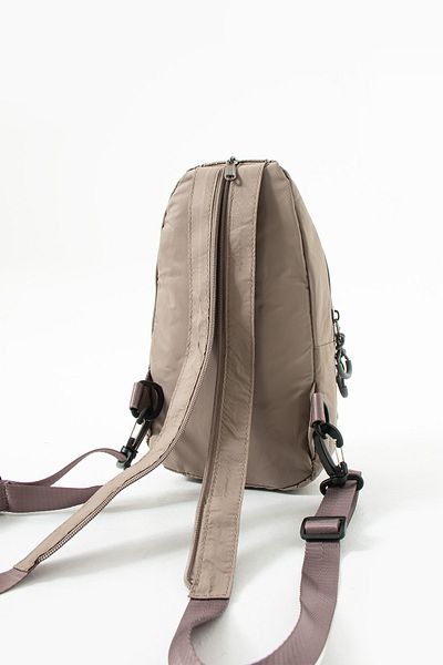 OLDSO Sanmorris Unisex Parachute Fabric Water Resistant 3 Compartment Body Bag with Crossbody and Backrest Strap 6005