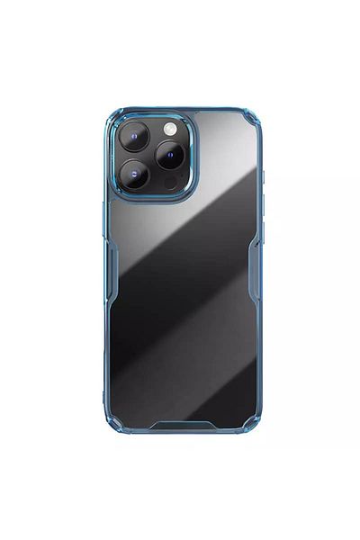 Nillkin Carcasă pentru iPhone 16 Pro Max - Nillkin Nature TPU Pro - Albastră