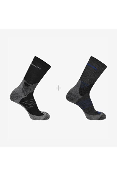 Salomon X ULTRA ACCESS CREW Πακέτο 2 Ζευγαριών Unisex Κάλτσες Μαύρες LC2083200