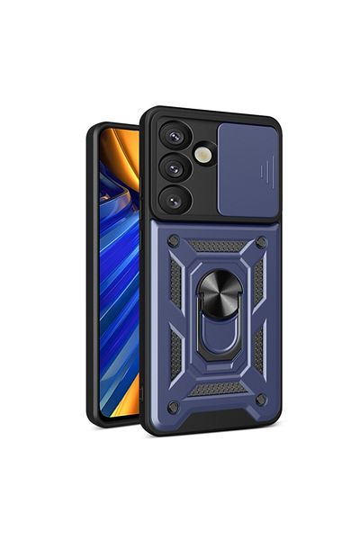 Techsuit Husă pentru Samsung Galaxy S25 - Seria Techsuit CamShield - Albastră