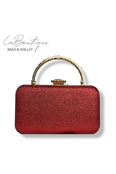 LA BOUTIQUE حقيبة سهرة LB 25-015 حمراء