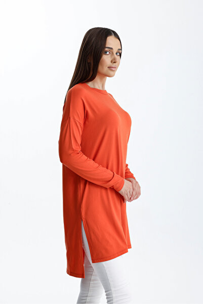 mermaya Τοποθετημένος στοιχείος ποιοτικής ποιότητας, χτενισμένο βαμβακερό τουνίκ.