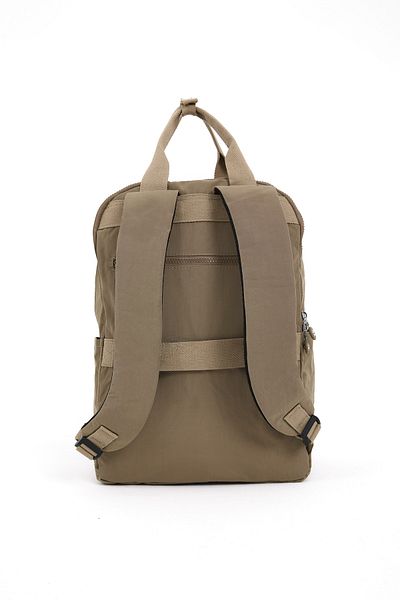 OLDSO Sanmorris Unisex Water Resistant Crinkle Fabric Multi-Eye Laptop School and Backpack 3063