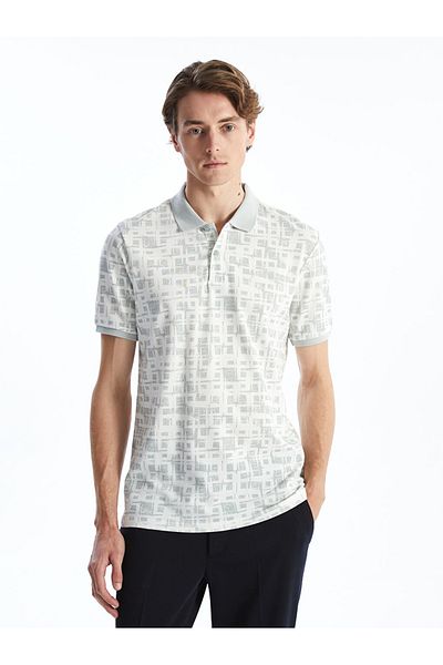 LC Waikiki Ανδρικό μπλουζάκι με γιακά πόλο Slim Fit 100% βαμβακερό ύφασμα πικέ