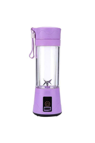 SIKS ® Electric Blender With Usb And 6 Blades, Portable, Purple