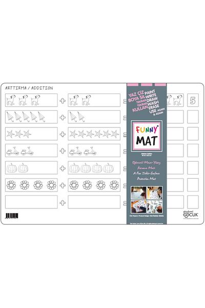 Akademi Yayınları Funny Mat - Increase 33,5x48cm