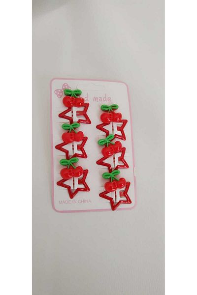 EMKSHOP Set of 6 Starred Cherry Buckles