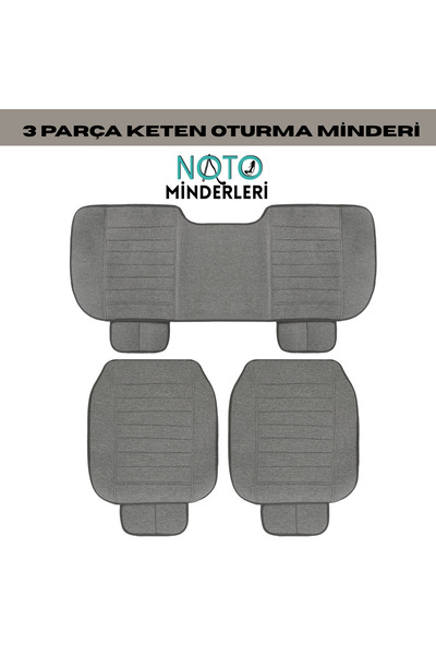 NATOCONCEPT 3-Piece Car Seat Compatible with Fiat Egea Cross Vehicles Min Lea...