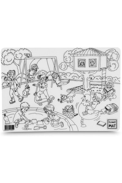 Akademi Yayınları Funny Mat Park - 25.0 X 35.0