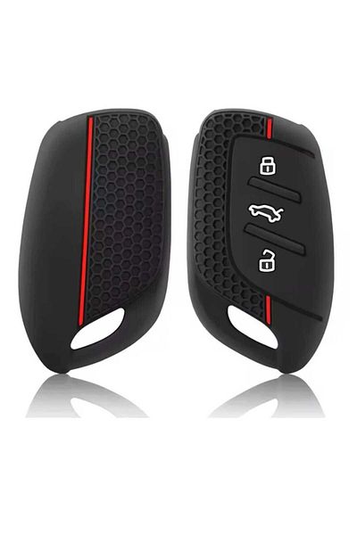 GMA KEYS Mg Hs Gt Zs Ev Zx Mg5 Mg6 Roewe Rx3 Rx5 I5 Erx5 I6 I5 Honeycomb Pattern Key Case Cover Black Red