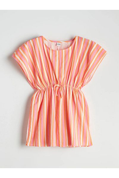 LC Waikiki Lcw Kids Pink Crew Neck Girl's Pareo