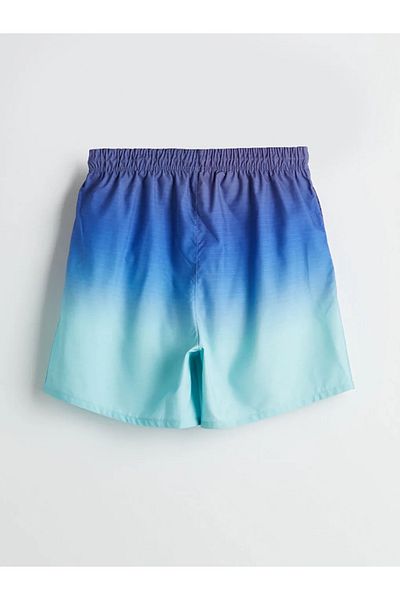 LC Waikiki Lcw Swimwear Blue Short Size Patterned Men's Swim Shorts