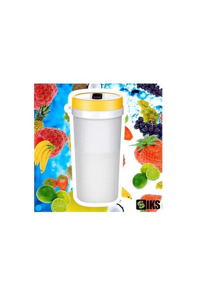 SIKS Mini Portable Blender, Compact SIKS, Electric, USB Charging, 4 Blades, 300 ml Capacity