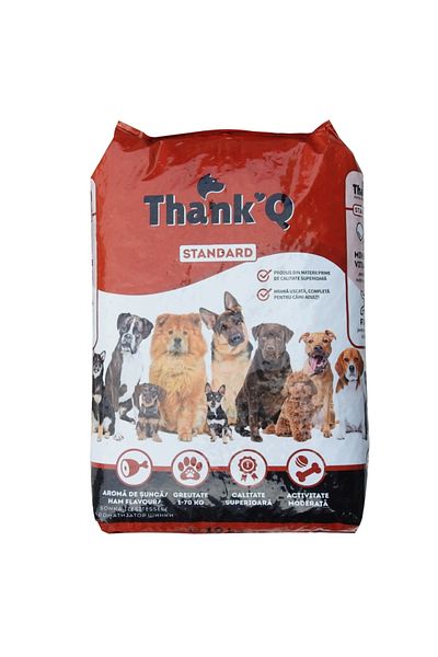 ThankQ THANK Q HRANA USCATA 10KG SUNCA STANDARD Pentru Caini