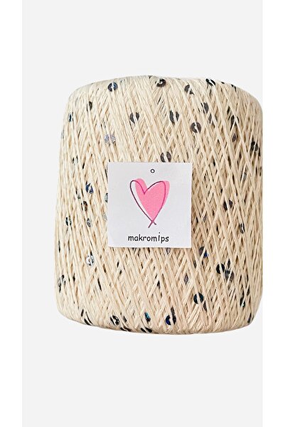 Makromİps SİMLİ PULLU YUMUŞAK EL ÖRGÜ İPİ 220 metre (-+20) 25 gr