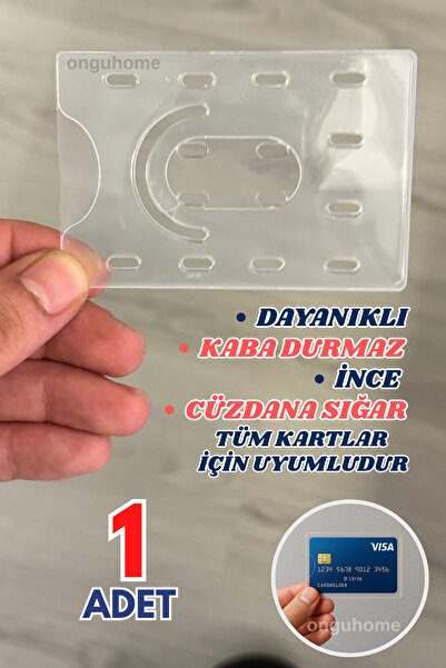 ongu home Tüm Kartlar Için Kart Koruyucu Kılıf Kimlik Koruyucu Kredi Kartı Kı...