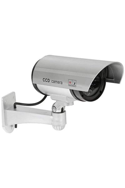SIKS ® Fake Outdoor Surveillance Camera With Led Light