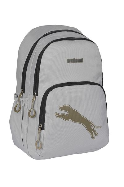 RKY SERENITY Greyhound Water Resistant Lined Fabric Multi-Compartment Large Internal Volume Backpack