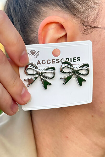 TAKIPORT أقراط نسائية بتصميم أنيق على شكل فيونكة