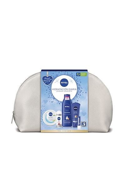 NIVEA Women's care set, Nivea Daily Hydration, shower gel/cream/lip balm/deodorant, 5 pcs