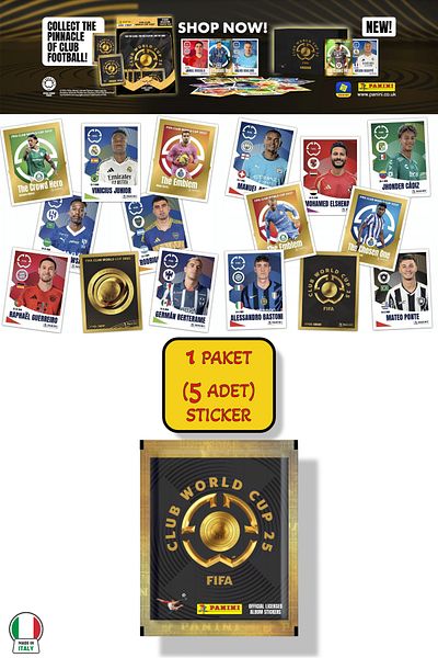 TOYFEST 1 Pack (5 Sticker) Panini America Club World Cup 2025 Album Major Football Clubs World Cup